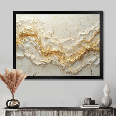Oasis de marbre doux et neutre I - art abstrait en marbre