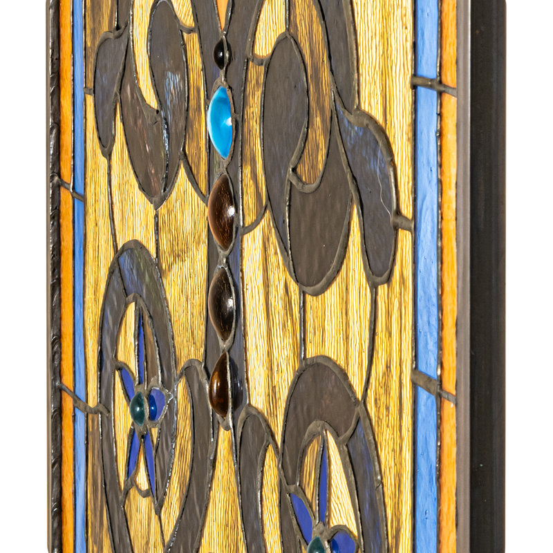 Victorian Mandolin Stained Glass Window
