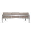 Canapé d'extérieur moderne en aluminium avec coussins Karen-54429538