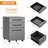 3 Drawer File Cabinet, Mobile File Cabinet with Lock on Wheels, Letter/Legal Size, Fully Assembled.-61886314
