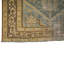 Vintage Handmade 3X17 Green And Beige Anatolian Turkish Oushak Distressed Area Runner