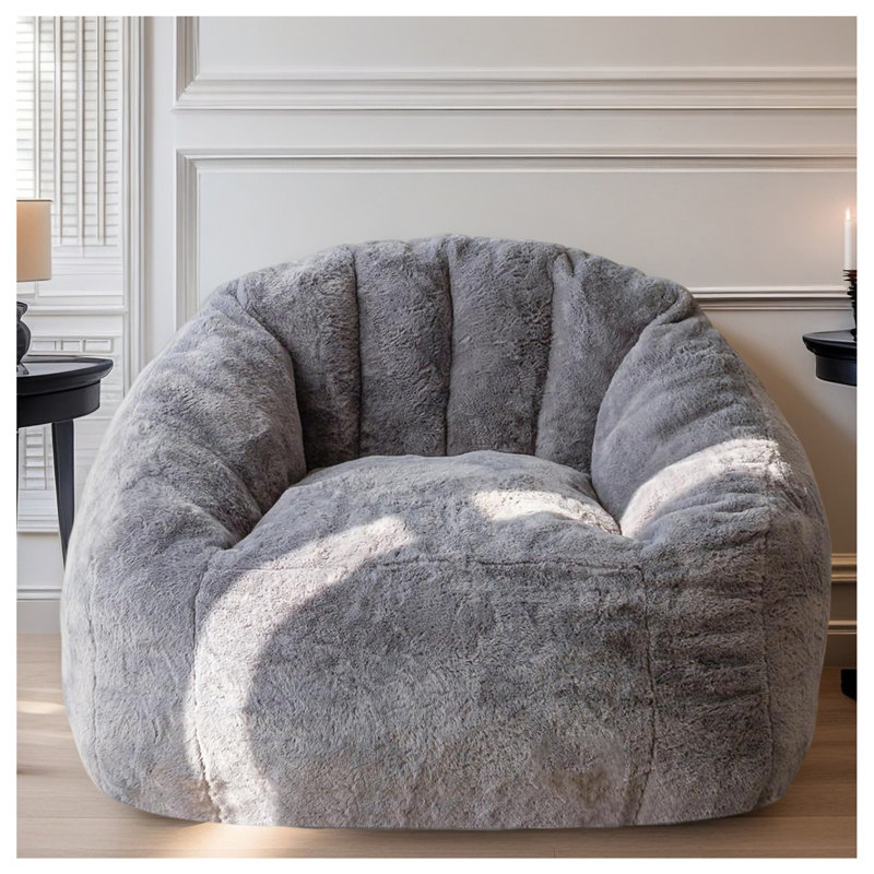 Fauteuil à billes, Gris clair