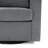 Bronnen Big And Wide Upholstered Gray Cushion Swivel Armchair with Removable Back and Seat Cushion (Set of 2)-119560764