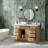 Tidworth 54'' Solid Wood Single Bathroom Vanity with 1.5'' Carrara Quartz Top Sink-1211004205-1230223159