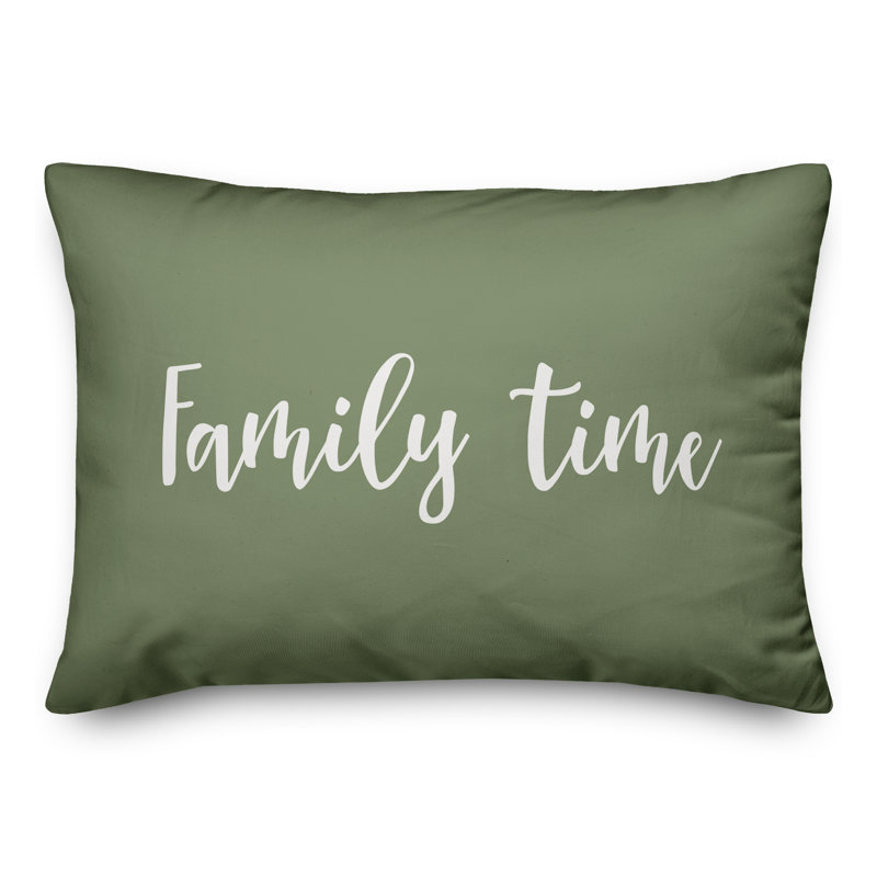  Coussin Family Time, vert