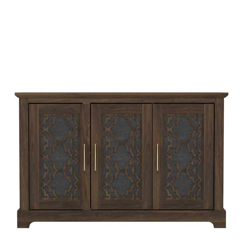 Anfield 3 Door Sideboard, Royal Walnut