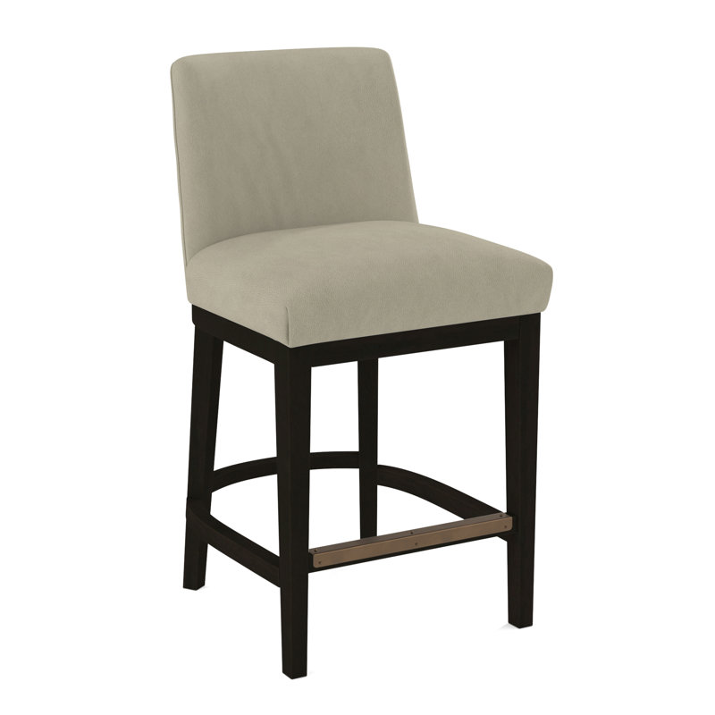 Upholstered Stool, Evolution Pumice, Espresso