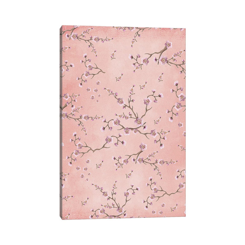 «Sakura Love Blush VI» par Monika Strigel, impression sur toile tendue, H 26 po x l 18 po x 1,5 po