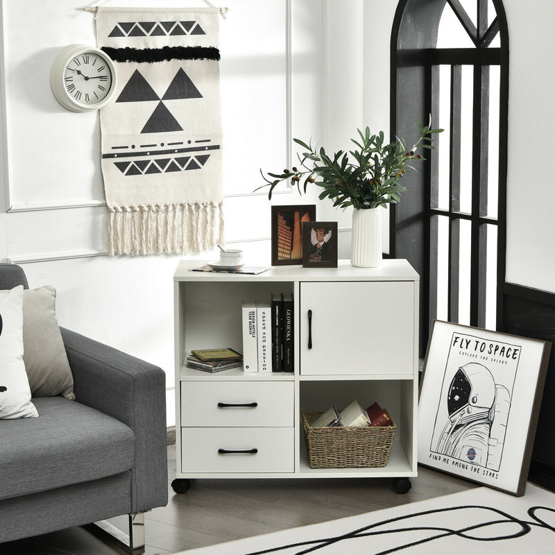 31.5'' Wide Storage Cabinet, White