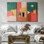 Architecture «Abstract Summer Home Canvas Print» sur-98864144
