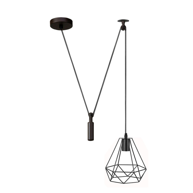 Bouvard 1 - Light Black Cluster Pendant