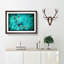 Sunlight upon the Dolphins in Abstract - Picture Frame Painting Print-55727594-55727597
