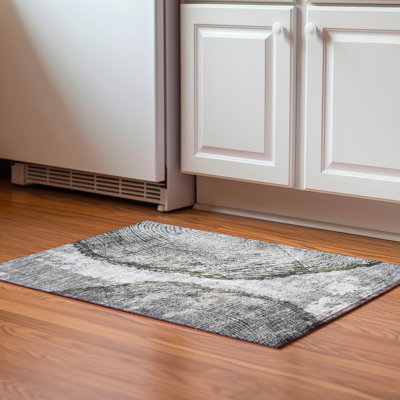 Premium Machine Washable Cerrito Gray Rug