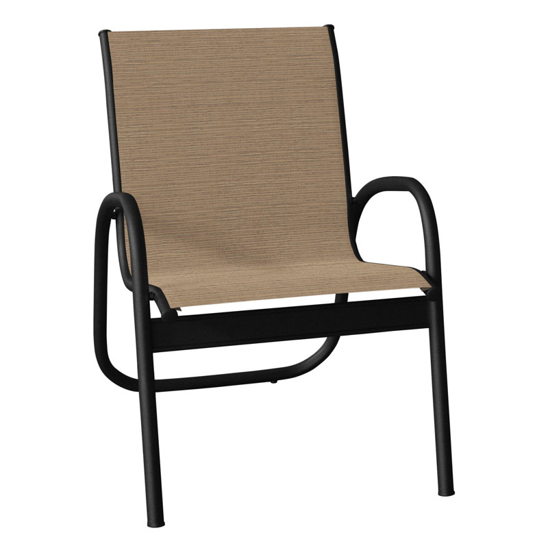 Fauteuil de patio Gardenella, Noir texturé, Vigne