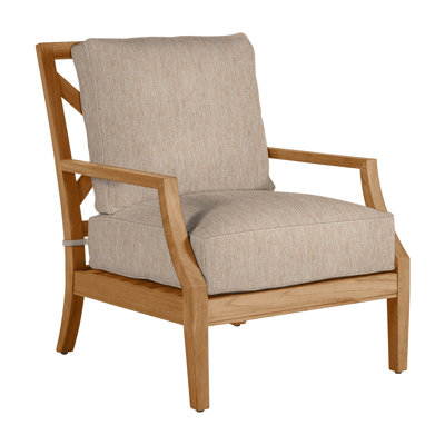 Haley Teak Patio Chair with Cushions