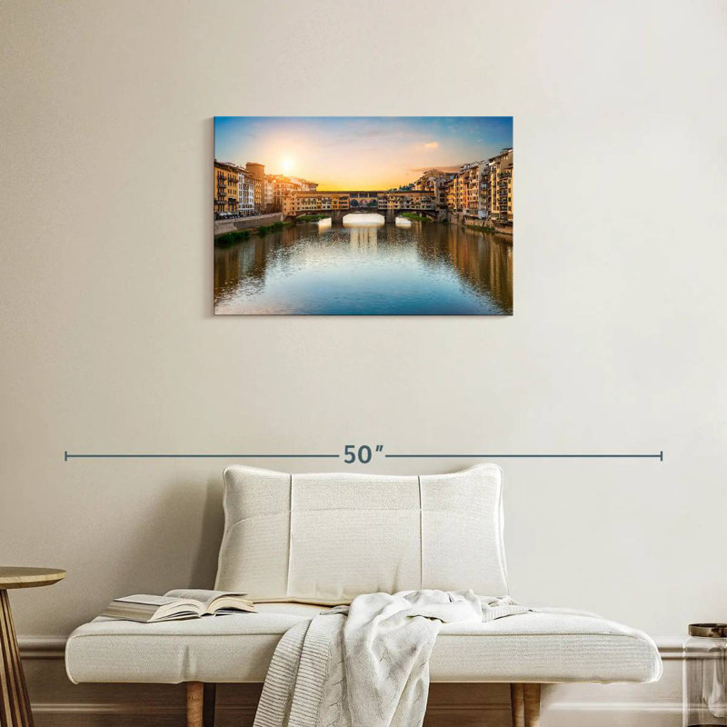 Lilie Ponte Vecchio Bridge, H 20 po x l 30 po