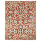 Rosemont Wool Oriental Area Rug in Red