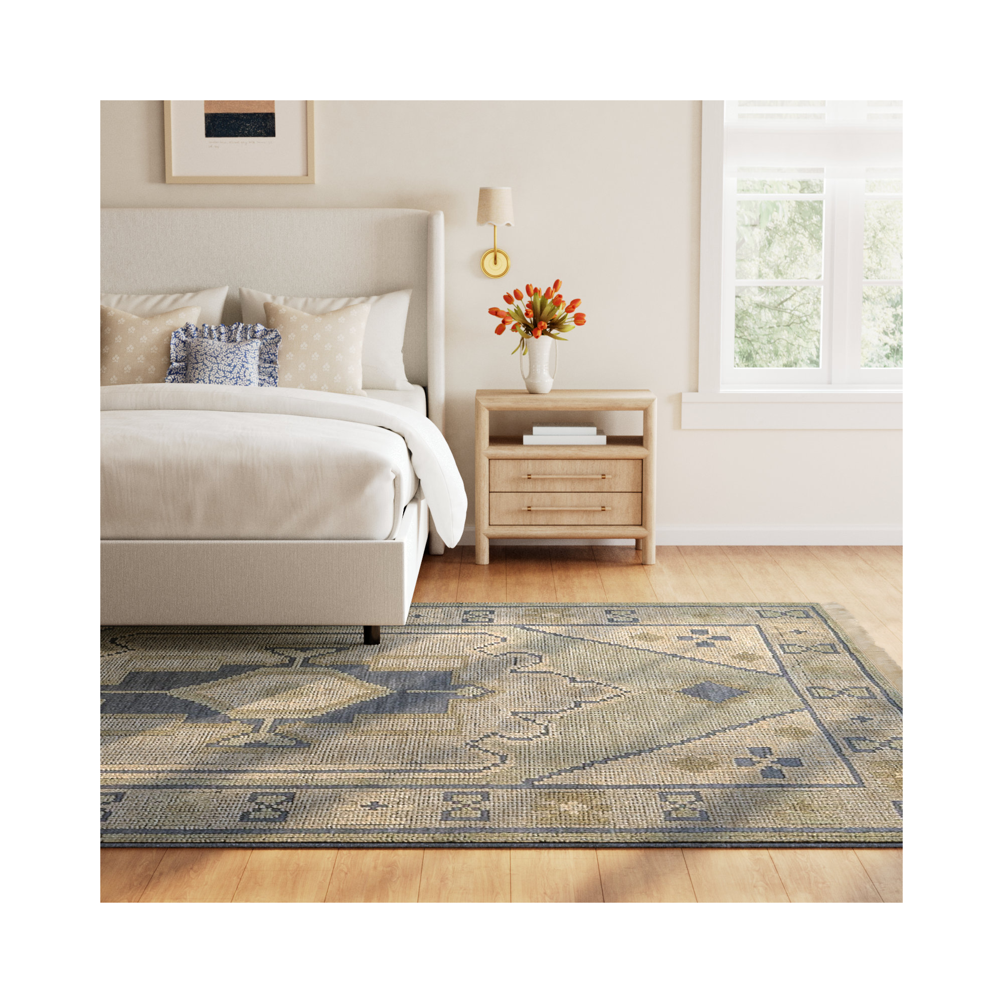 Aris Handmade Rug, Rectangle 8' x 10'