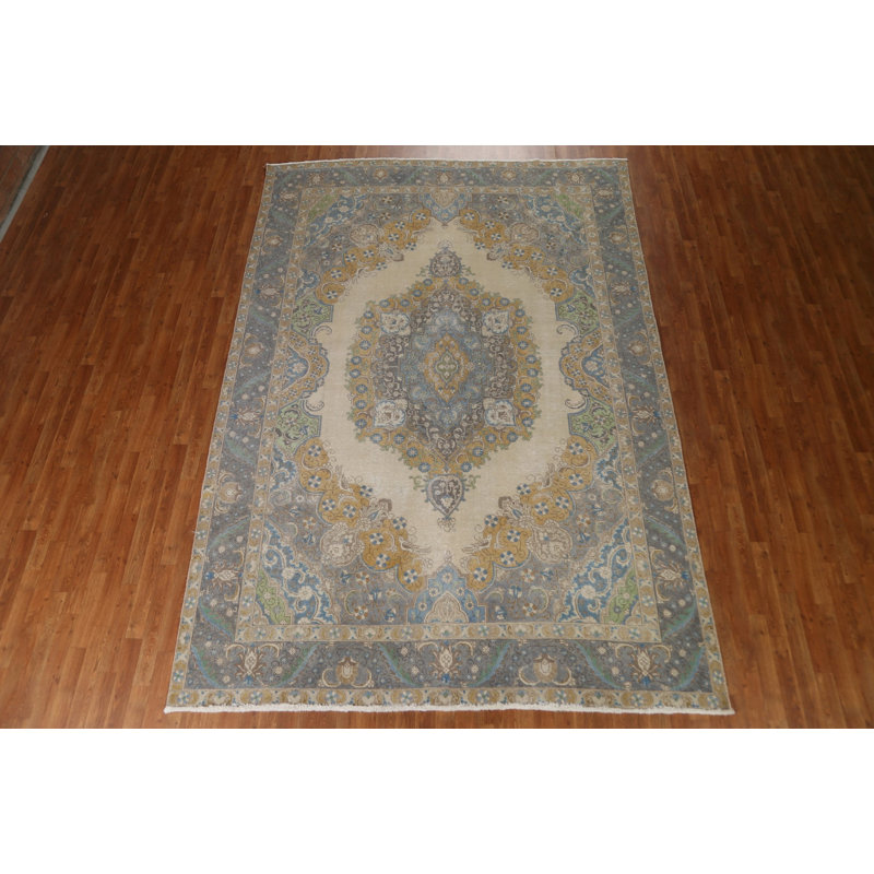 Tapis persan vieilli 8 x 12 Tabriz