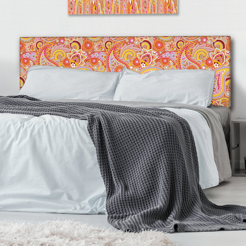 Tête de lit tapissier, Grand, Red