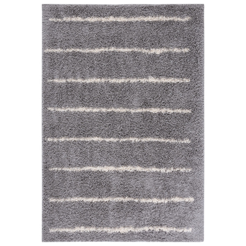 Kalajah Shag 600 Performance Striped Rug, Rectangle 8' x 10'