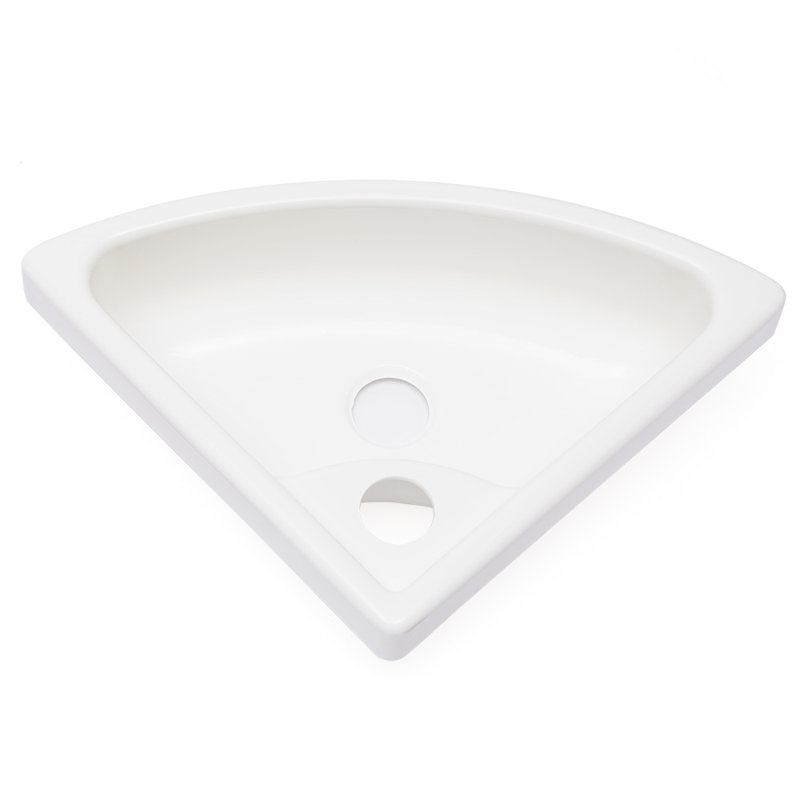 11.02''  Corner Triangle Bathroom Sink