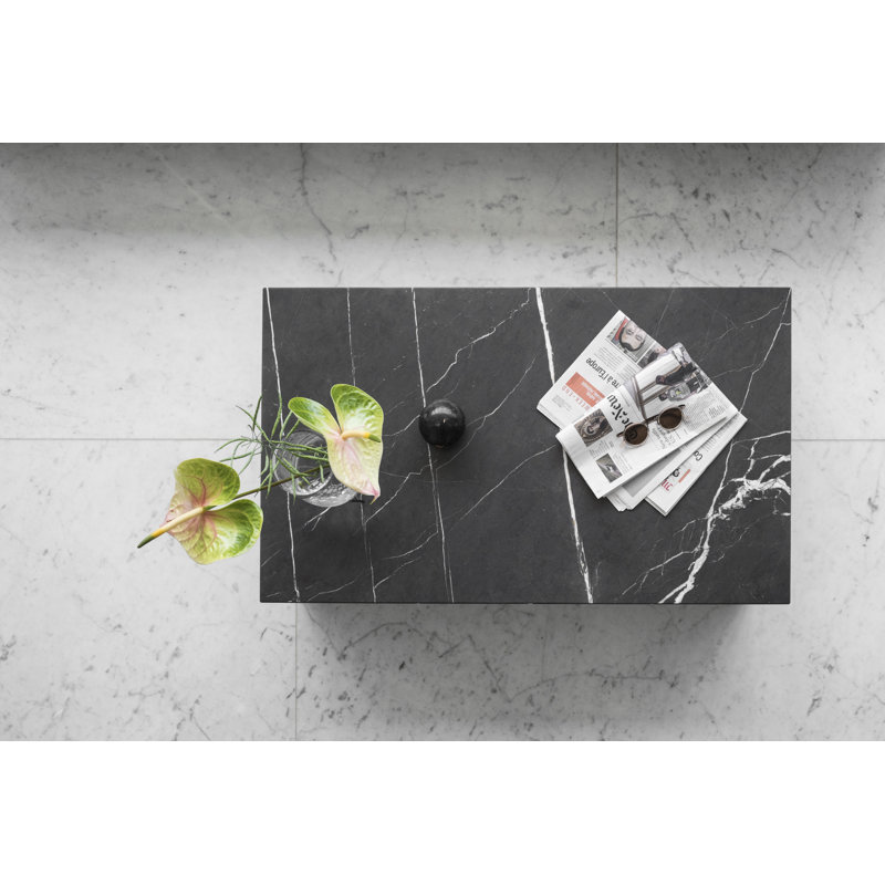 Plinth Coffee Table, Gray Kendzo