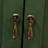 Modern Green Solid Wood China Cabinet-210590679