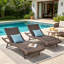 KAUAI PE WICKER CHAISE (ensemble de 2)