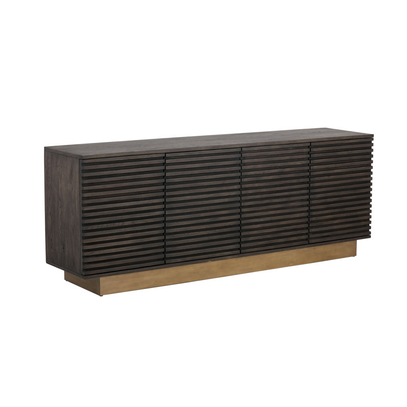 Mixt 78.75'' W Solid Wood Sideboard
