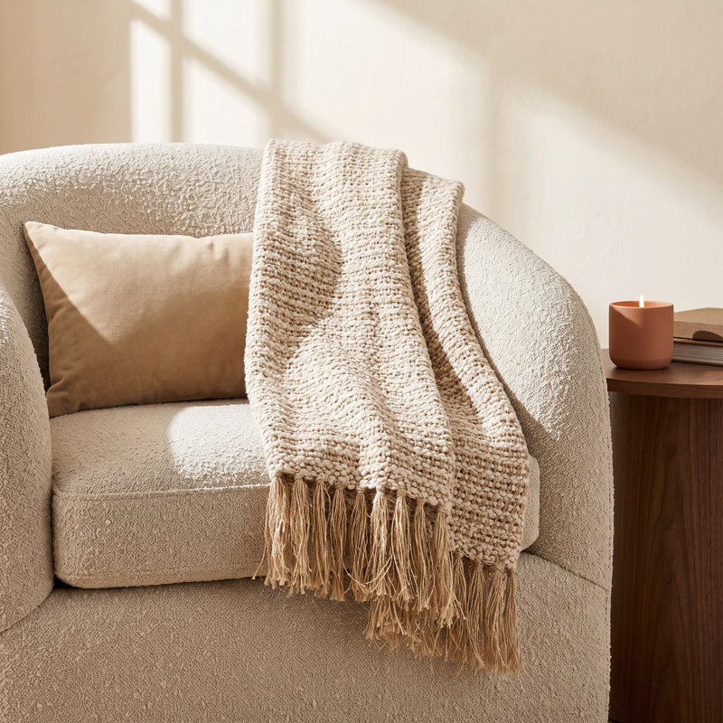 Hasbrouck Knitted Throw Blanket