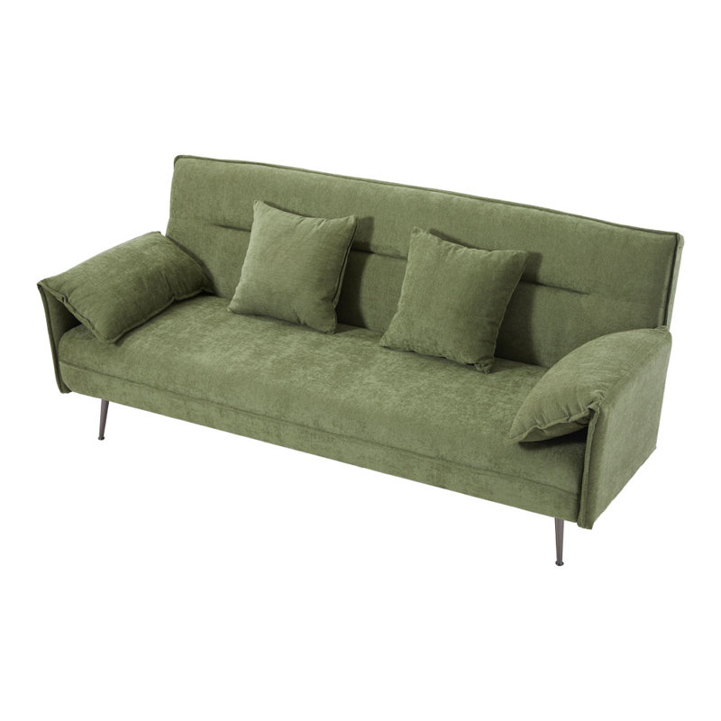 2 Seater Sofa Bed, Green