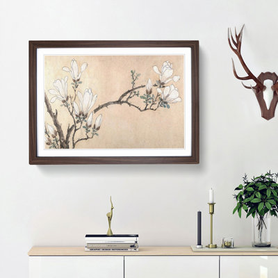 Magnolia Flowers Vo.1 by Wen Zhengming - Picture Frame Art Print