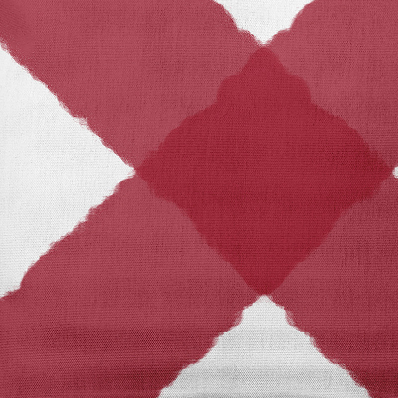 Housse et insert de coussin décoratif d'extérieur X Marks The Spot, rouge