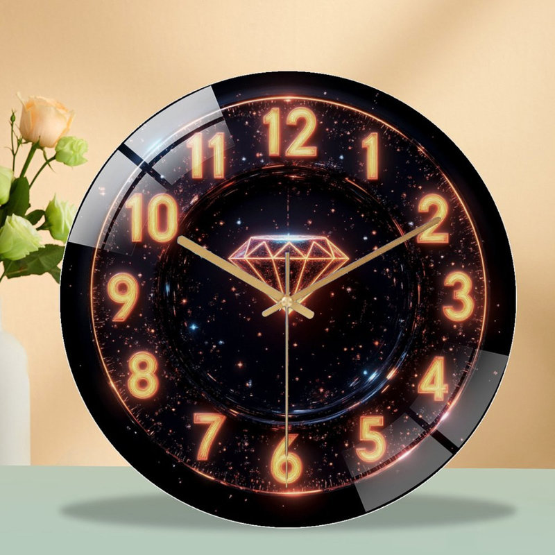 Horloge murale 12 po Glow