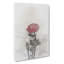 Climbing Pink Rose in Abstract - Wrapped Canvas-55316256