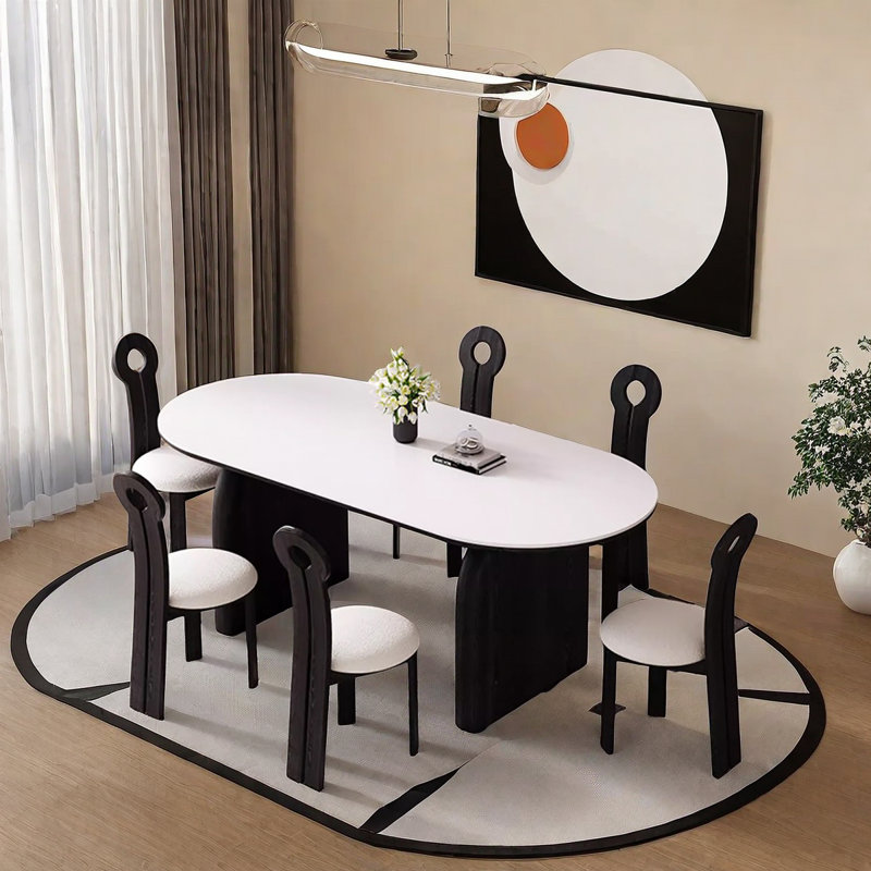 Ensemble de salle à manger rétro Vintage, H 29,5 po x L 63 po x l 31,5 po