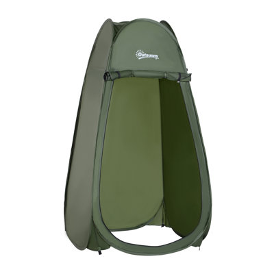 Outsunny Portable Multi-use Pop Up Changing Tent 1 Person Tent