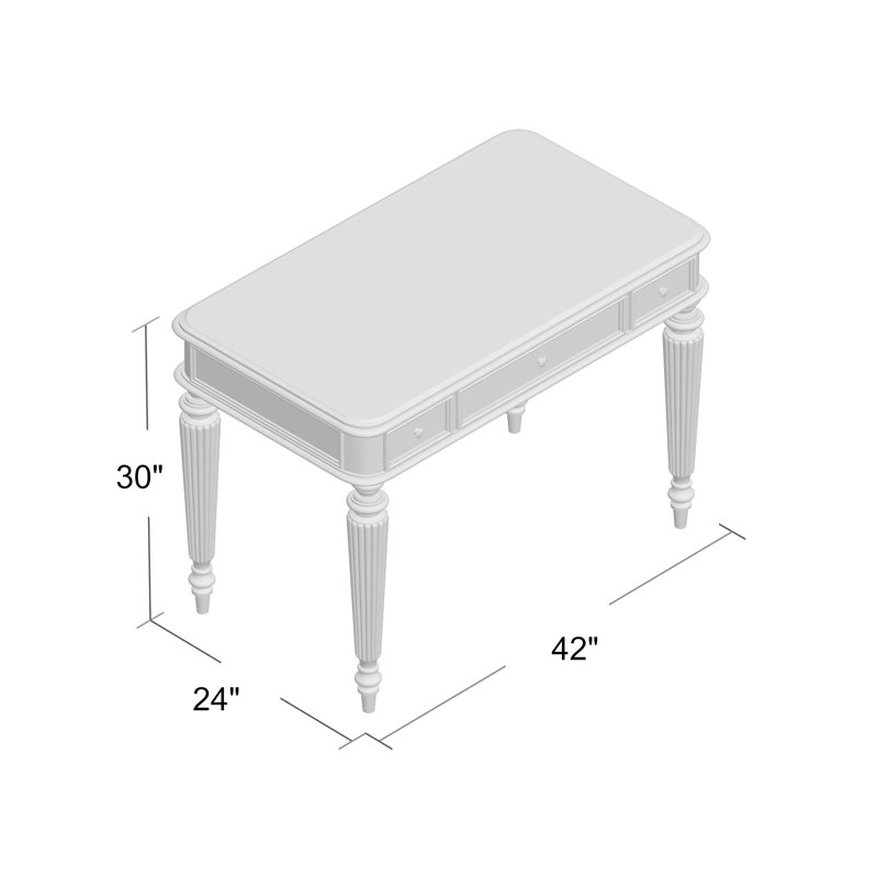 HomeOffice Solid Wood Writing Desk