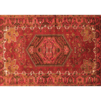 Tapis orange traditionnels 679