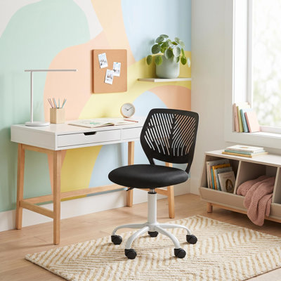 Chaise de bureau pivotante en tissu en maille pivotante à 360 ° Elkland avec hauteur réglable pour adolescent