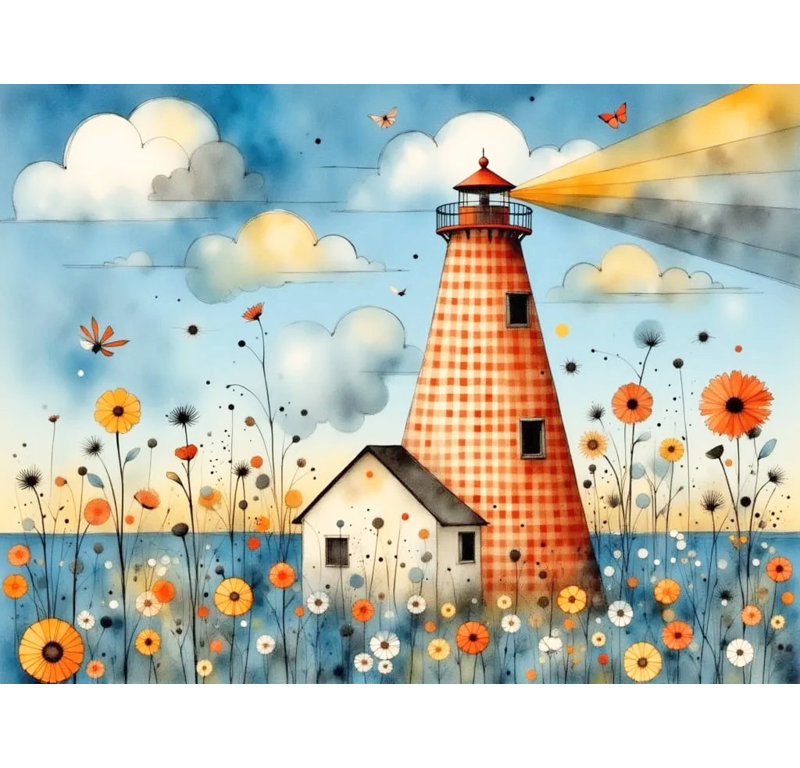 Art floral sur toile tendue, H 16 po x l 20 po