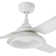 Luisiana 52 In. Indoor/Outdoor White Smart Ceiling Fan, Dimmable LED Light And Remote, Works With Alexa/Google Home/Siri