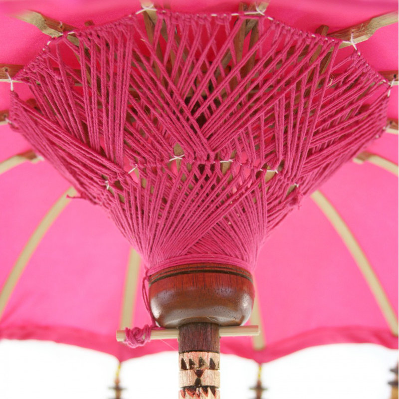 Sculpture de porte-parapluies Arnisha, Fuchsia