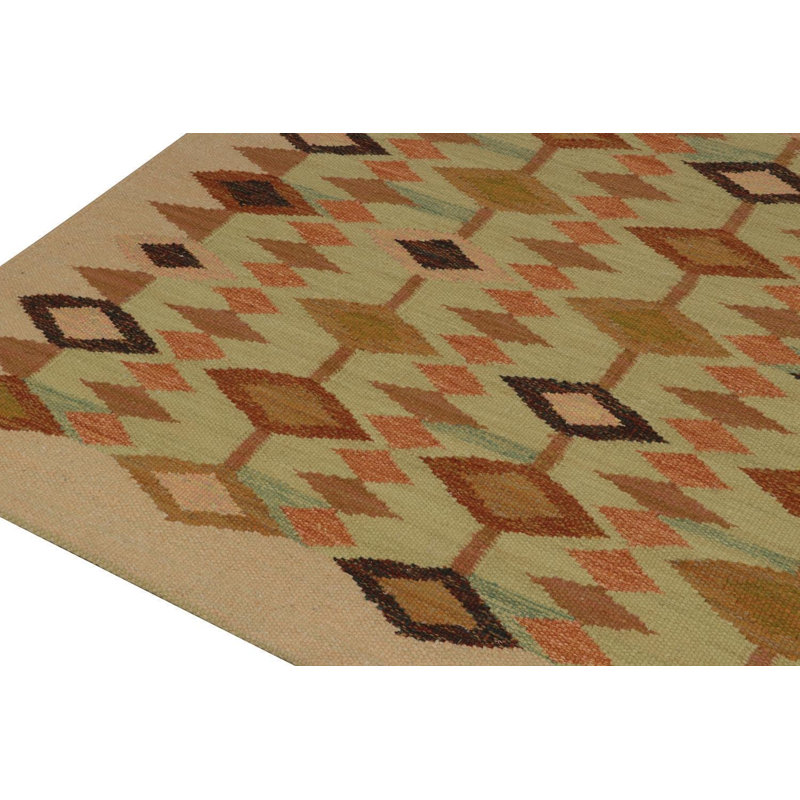 Scandinavian Wool Geometric Area Rug, Rectangle 12' x 18'