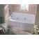 Cetra 60" x 36" Drop in Whirlpool Acrylic Bathtub