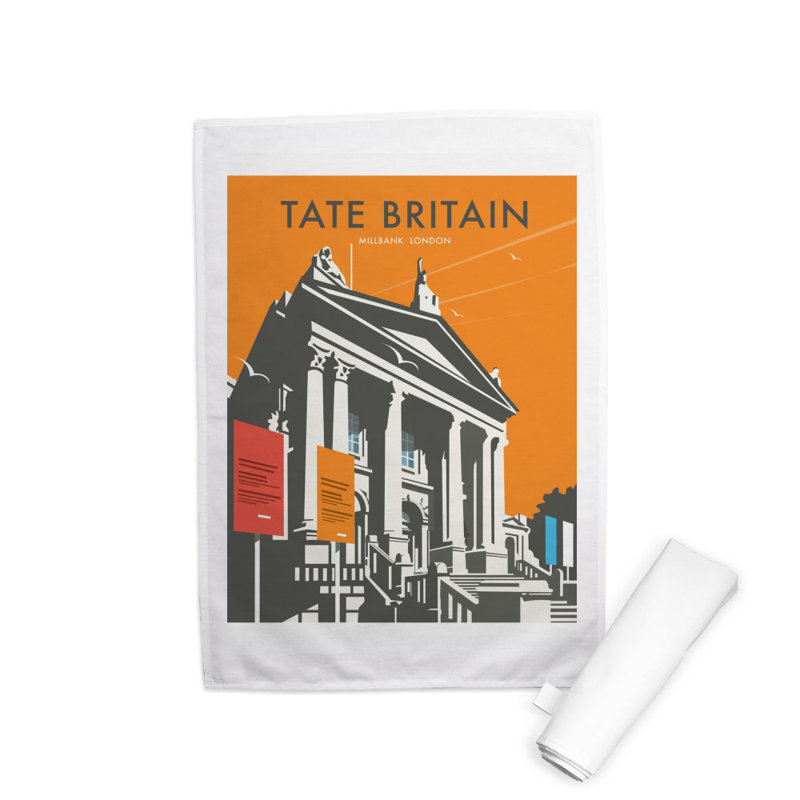 Cotton Kitchen Towel, Orange