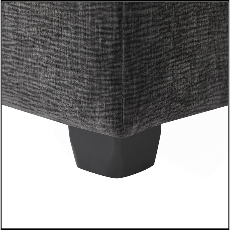 30*26" Single Seat Module for Modular Sectional Sofa,Deep Seat,Chenille,2 Colors, Dark Gray