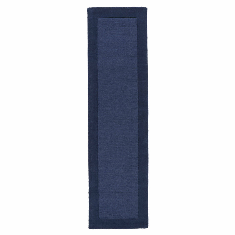 Concho Solid Colour Hand Loomed Area Rug, Runner 60 x 230cm