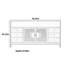 Buffet 70,87 po Simple Style